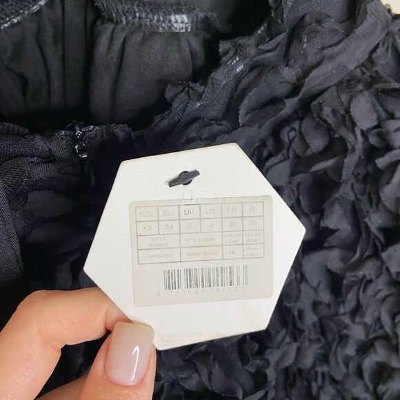 NWT Revolve Ow Collection Rosie Mini Black Dress Revolve Size XS - Picture 14 of 14